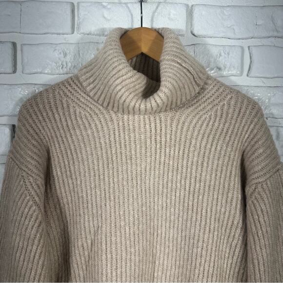 Lou & Grey LOFT Alpaca Blend Cowl Neck Size Small - Picture 6 of 8